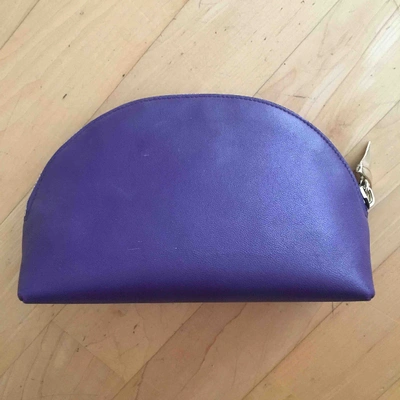 Pre-owned Givenchy Purple Leather Travel Bag