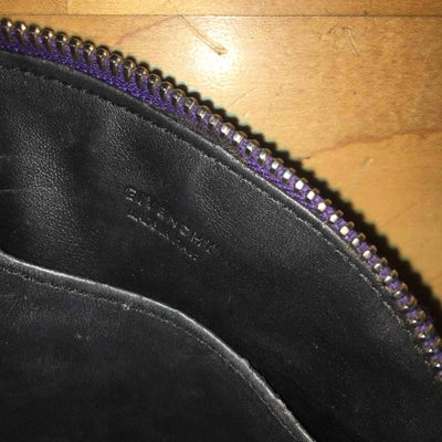 Pre-owned Givenchy Purple Leather Travel Bag