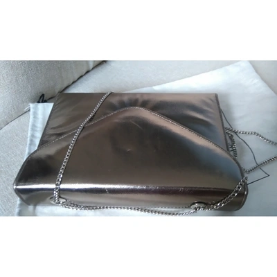 Pre-owned Gina Leather Handbag In Gold