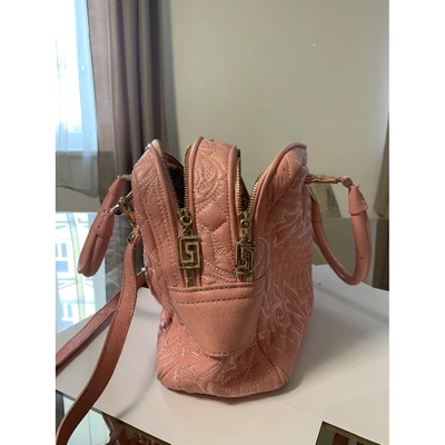 Pre-owned Versace Pink Leather Handbag