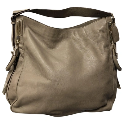 Pre-owned Jil Sander Beige Leather Handbag