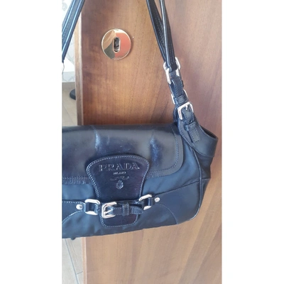 Pre-owned Prada Black Leather Handbag