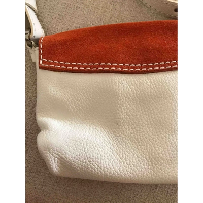 Pre-owned Tod's White Leather Clutch Bag