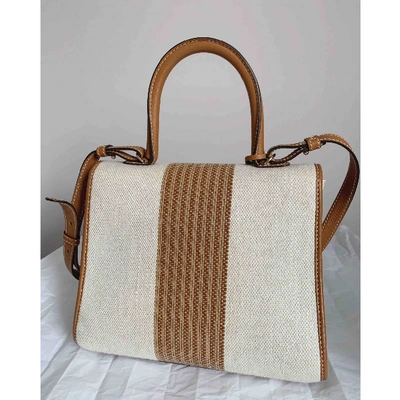 Pre-owned Delvaux Le Brillant Gold Cloth Handbag