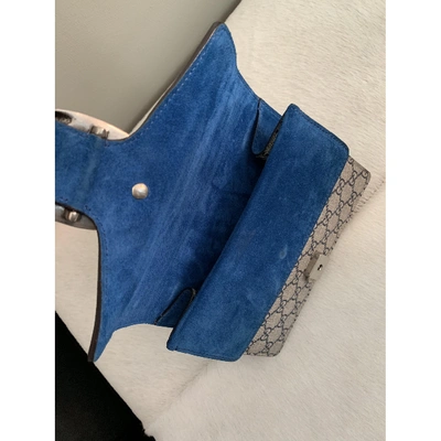 Pre-owned Gucci Dionysus Blue Cloth Handbag
