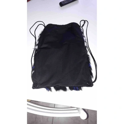 Pre-owned Adidas Originals Black Synthetic Backpacks