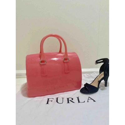 Pre-owned Furla Candy Bag Bowling Bag In Pink