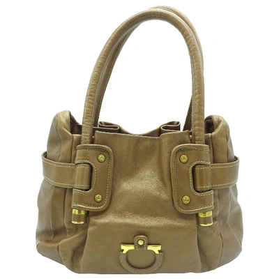 Pre-owned Ferragamo Brown Leather Handbags