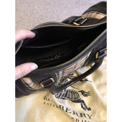 Pre-owned Burberry Cloth Handbag