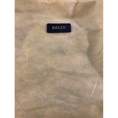 Pre-owned Bally Leather Handbag In Blue