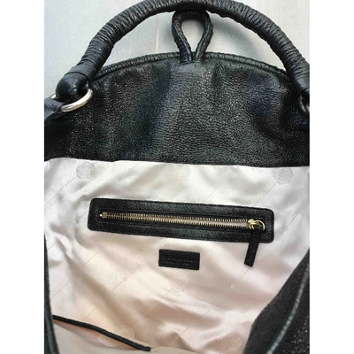 Pre-owned Viktor & Rolf Leather Handbag In Black