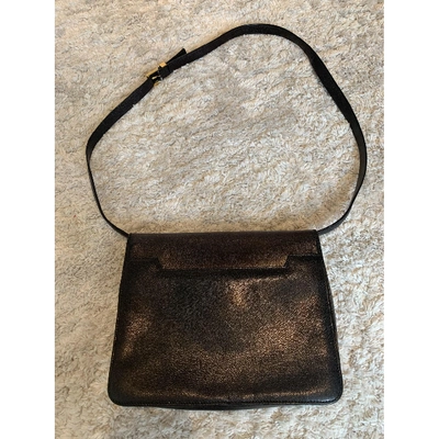 Pre-owned Tom Ford Natalia Leather Crossbody Bag In Black