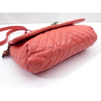 Pre-owned Lanvin Happy Pink Leather Handbag