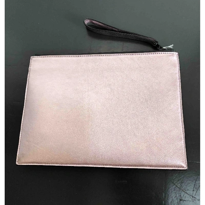 Pre-owned Boyy Metallic Leather Clutch Bag