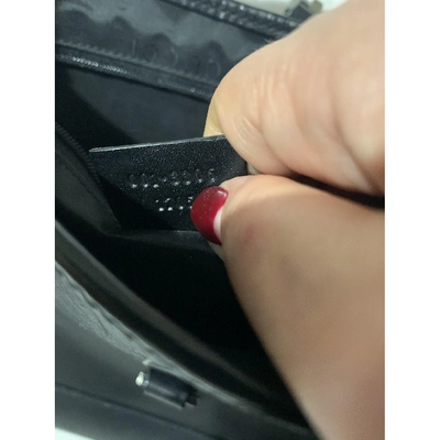 Pre-owned Gucci Jackie Vintage  Black Leather Handbag