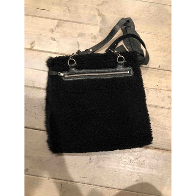 Pre-owned Balenciaga Black Shearling Handbag