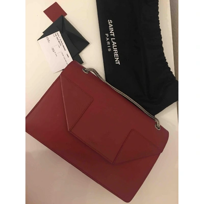 Pre-owned Saint Laurent Betty Red Leather Handbag