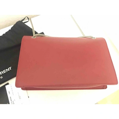 Pre-owned Saint Laurent Betty Red Leather Handbag