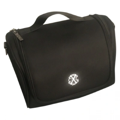 Pre owned Christian Lacroix Cloth Travel Bag In Black ModeSens