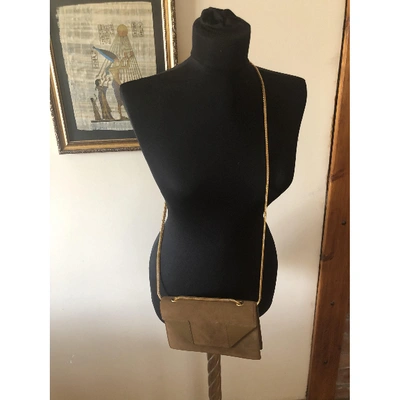 Pre-owned Saint Laurent Betty Handbag In Khaki