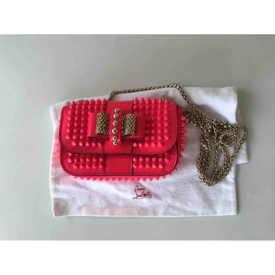 Pre-owned Christian Louboutin Sweet Charity Patent Leather Clutch Bag