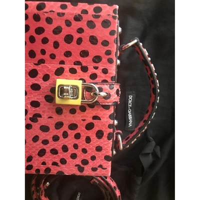 Pre-owned Dolce & Gabbana Multicolour Python Handbag