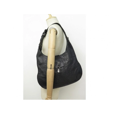 Pre-owned Burberry Black Leather Handbag