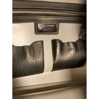 Pre-owned Dsquared2 Cloth Bag In Black