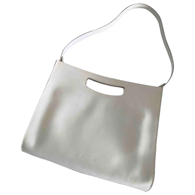 Pre-owned Jil Sander White Leather Handbag