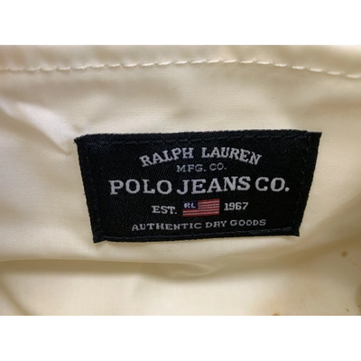 Pre-owned Polo Ralph Lauren Cloth Vanity Case In Black