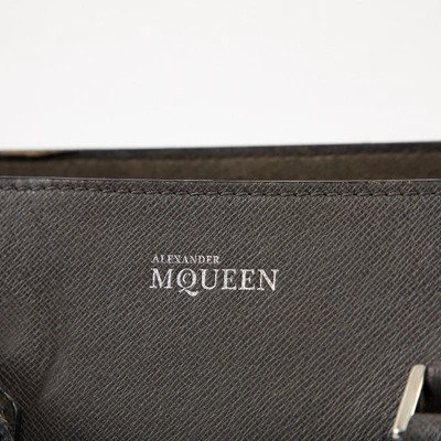 Pre-owned Alexander Mcqueen Grey Leather Handbag