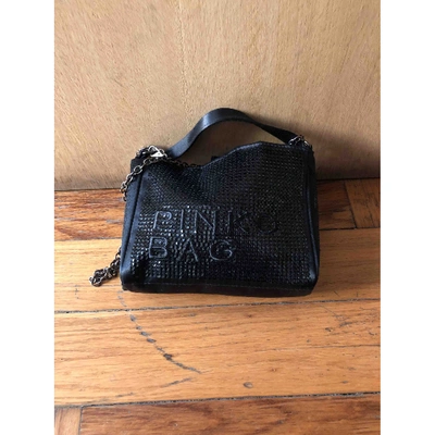 Pre-owned Pinko Crossbody Bag In Black