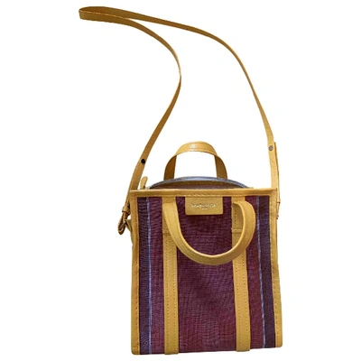 Pre-owned Balenciaga Bazar Bag Cloth Handbag In Multicolour