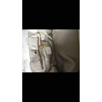 Pre-owned Prada Leather Handbag In White