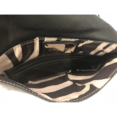 Pre-owned Temperley London Leather Clutch Bag In Black
