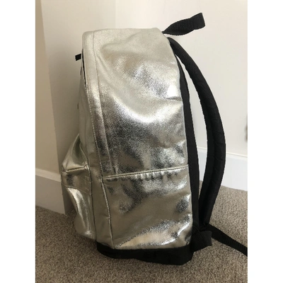 Pre-owned A Bathing Ape Silver Backpack
