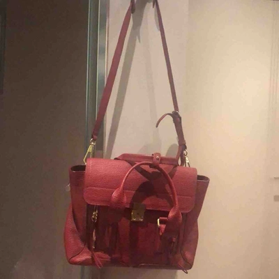 Pre-owned 3.1 Phillip Lim / フィリップ リム Pashli Leather Handbag In Red