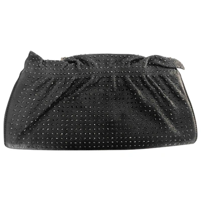 Pre-owned Rodo Clutch Bag In Black