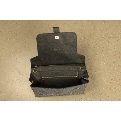 Pre-owned Vionnet Leather Handbag In Black