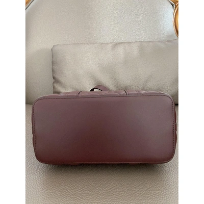 MULBERRY Pre-owned Bayswater Leather Satchel In Burgundy
