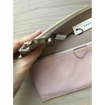 Pre-owned Marc Jacobs Leather Clutch Bag In Beige