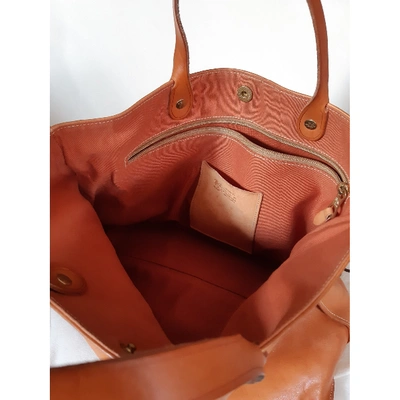 Pre-owned Il Bisonte Ecru Leather Handbag