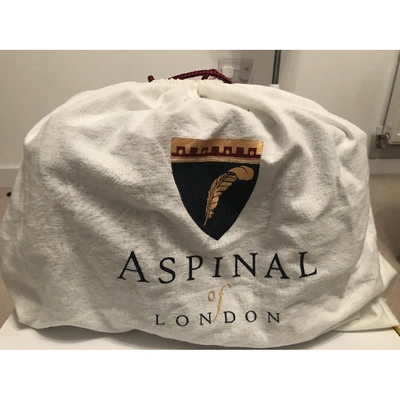 Pre-owned Aspinal Of London Black Leather Handbag