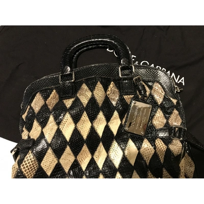 Pre-owned Dolce & Gabbana Python Handbag