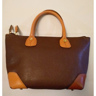 Pre-owned Bric's Brown Leather Handbag