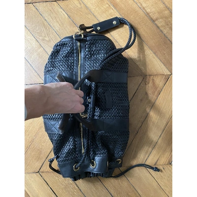 Pre-owned Buscemi Leather 24h Bag In Black