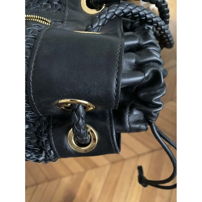 Pre-owned Buscemi Leather 24h Bag In Black