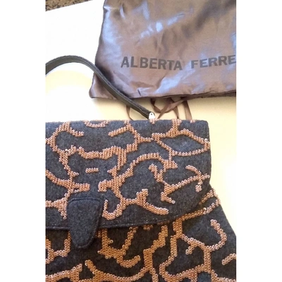 Pre-owned Alberta Ferretti Handbag In Anthracite