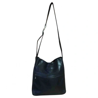 Pre-owned Robert Clergerie Black Leather Handbag