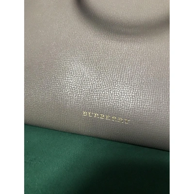 Pre-owned Burberry The Banner  Leather Handbag